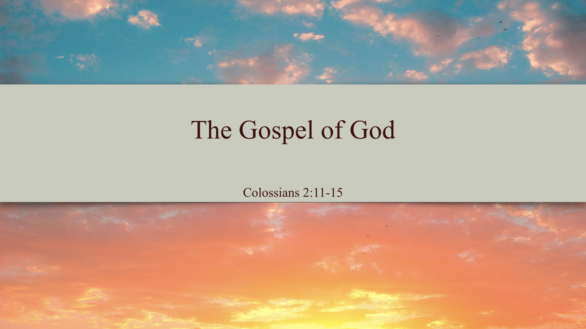 Sermons – East Alameda Church of Christ in Aurora CO